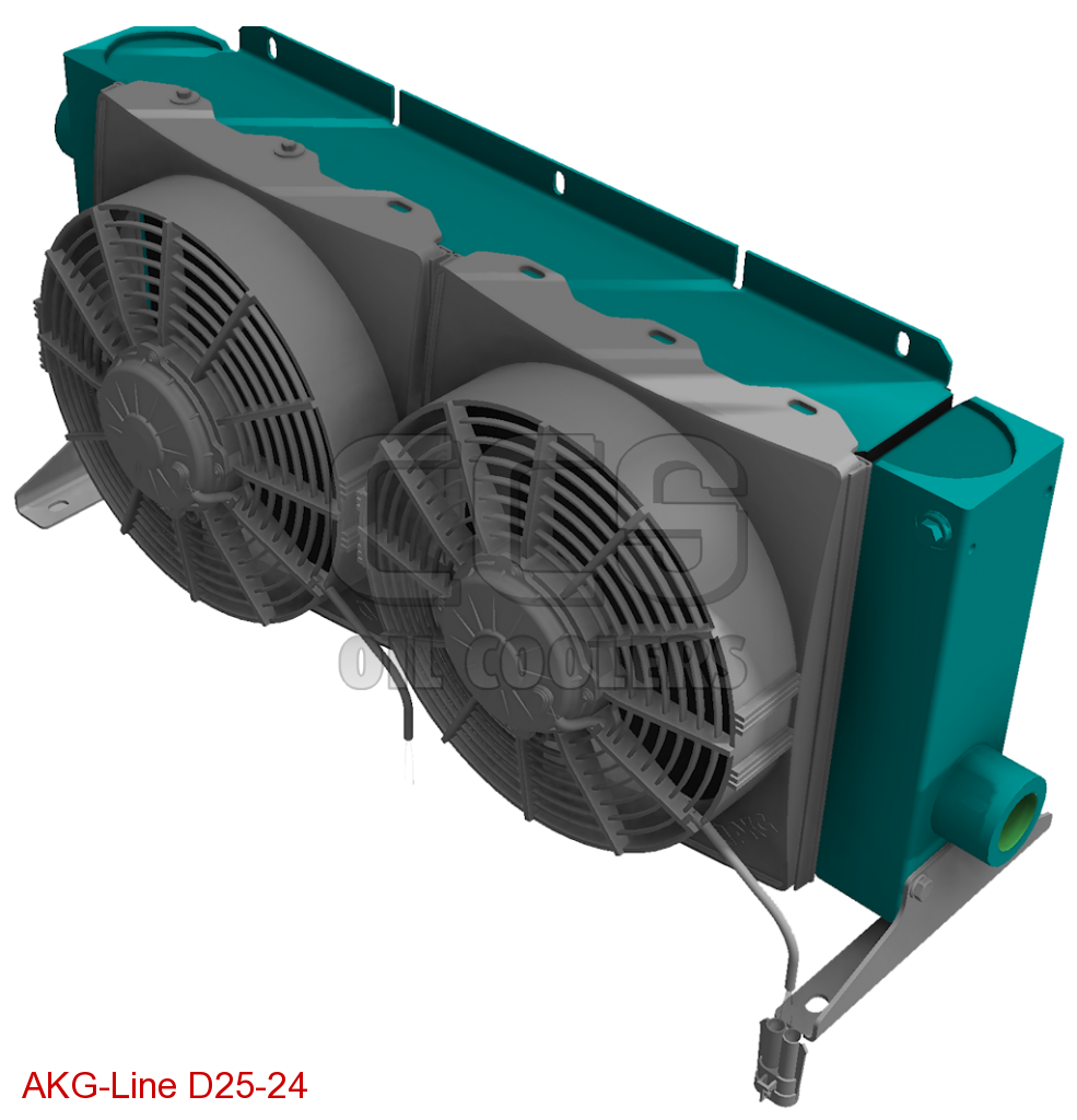 Hydraulik Ölkühler ST50 24V mit lüfter und Thermostat
